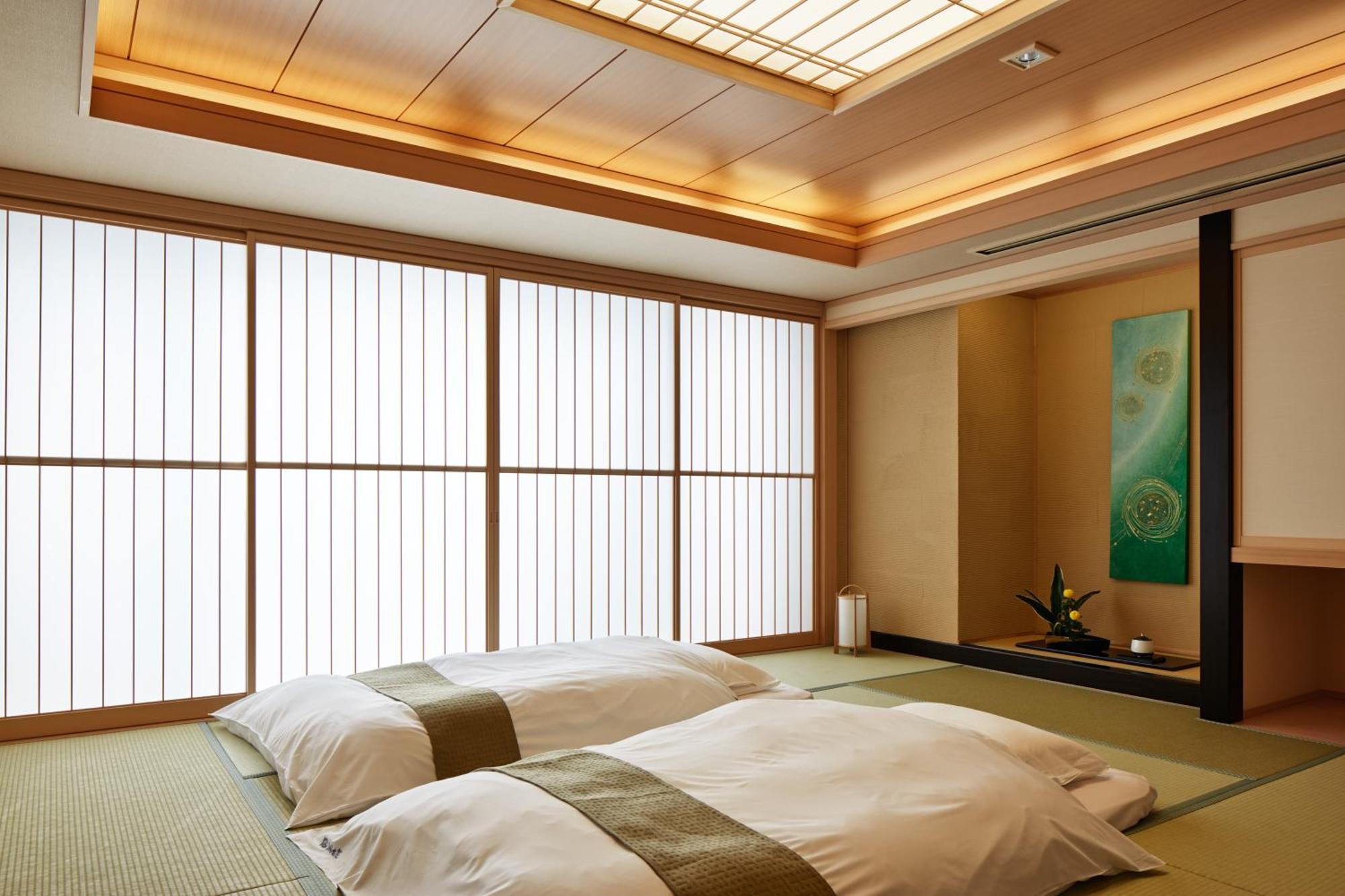 Готель Fujikawaguchiko Onsen Konanso Номер фото A room at the Ryokan Hotel