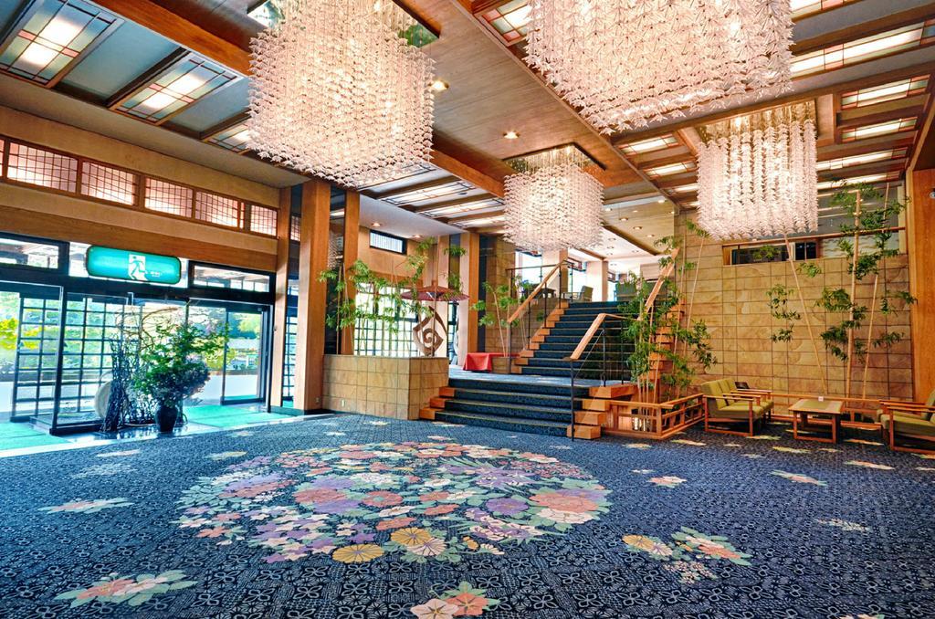 Готель Fujikawaguchiko Onsen Konanso Екстер'єр фото Interior of the hotel