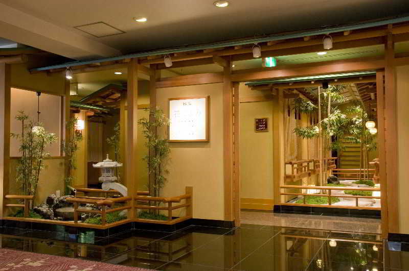 Готель Fujikawaguchiko Onsen Konanso Екстер'єр фото Interior of a Japanese restaurant
