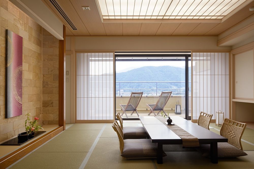 Готель Fujikawaguchiko Onsen Konanso Екстер'єр фото A traditional Japanese room